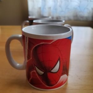 Bundle of 3 Marvel Mugs - Spiderman, Hulk, Wolverine